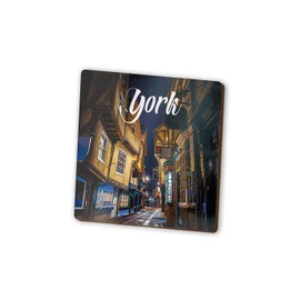 1 x York Square Magnet - England UK GB City Historic Travel Holiday Fridge Magnetic Travel Holiday Family Friend Women Men #82349