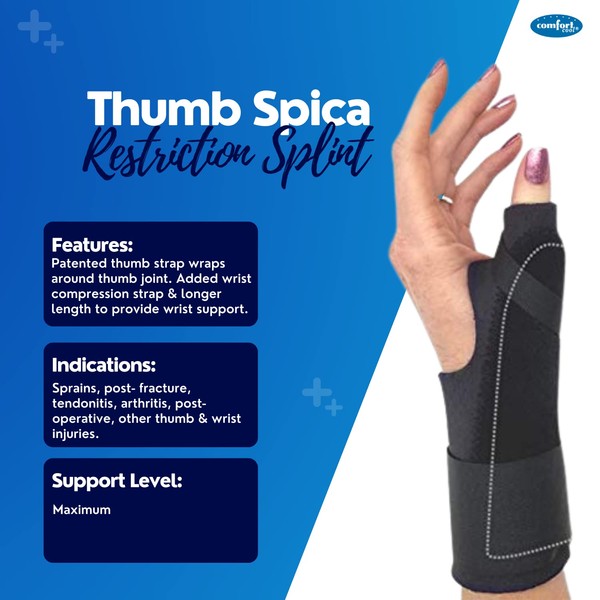 Thumb Spica Brace, Comfort Cool. Avail. in 3 Wrist Splint