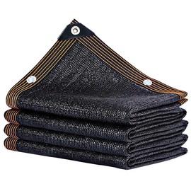 winemana 40% Black Shade Cloth, 6.6 x 10 FT Mesh Tarp with Grommets, Garden Sunblock Shade Cloth Shading Antifreezing for Plants Cover, Greenhouse, Barns Kennel, Patio, Tomatoes