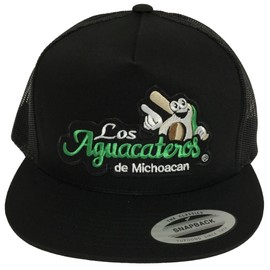 JUSTSWAG Los Aguacateros De Michoacan Hat Black Mesh Snapback