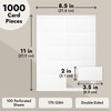 1000 Piece Blank Printable Business Cards 3.5 x 2, Perforated