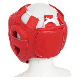 ISAMI BX-90 Taisamai PU Head Guard //Isami Headgear Protector Kids Chin Guard Boxing Kickboxing Sparring (Large, Blue (Blue)