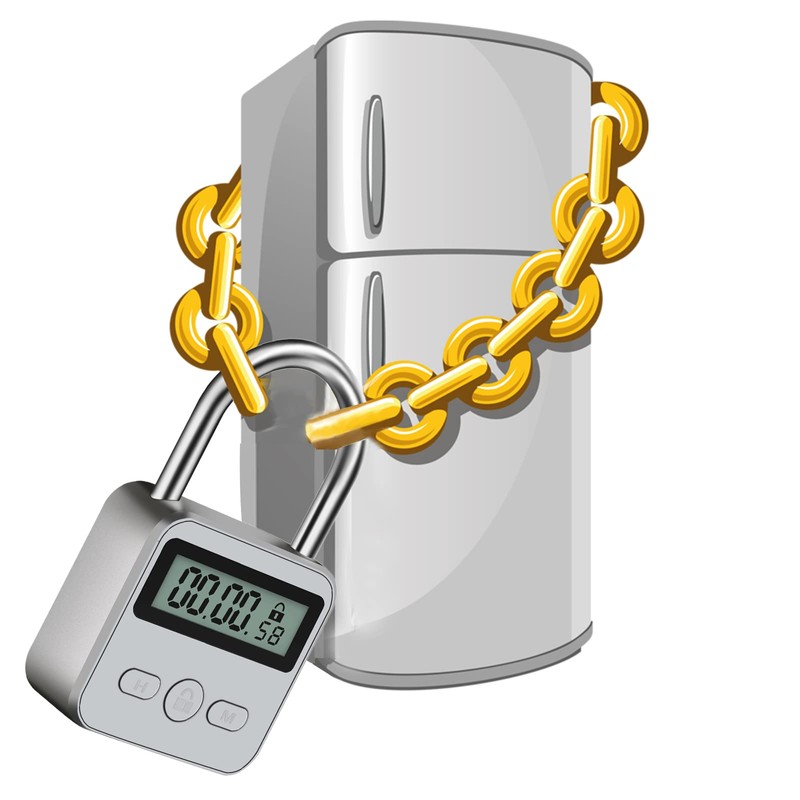 Metal Time Padlock - Time Management Tool Timer 99 Hours
