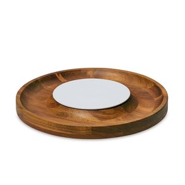 Nambe Duets Cheese Board w/Spreaders