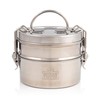 Indian-Tiffin 2 Tier Stainless Steel Large Tiffin Lunch Box
