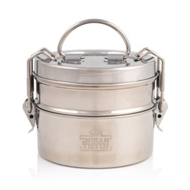 Indian-Tiffin 2 Tier Stainless Steel Large Tiffin Lunch Box