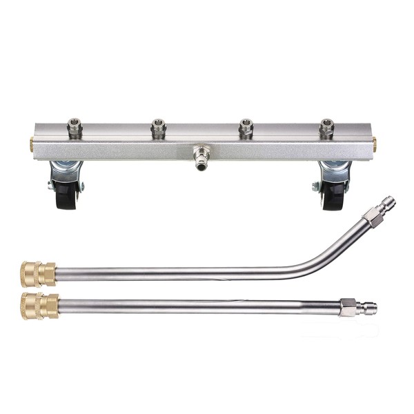 M MINGLE Pressure Washer Undercarriage Cleaner, Under Car Wash, with