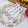 DOITOOL Stainless Steel Silver Grapefruit Spoons - Set of 6