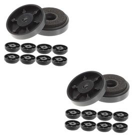 KICHOUSE 2sets Turntable Mat Speaker Isolation Feet HiFi Isolation Pads for Speaker Stand Subwoofer Pad 10pcs*2