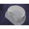 Crescent Patio Brick Plastic Craft Mold use with Concrete or