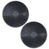 SPARES2GO Active Carbon Odour Filter for Lamona LAM2300 LAM2501 LAM2502
