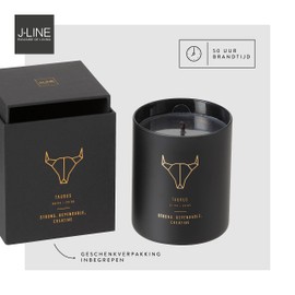 J-Line Duftöl + Stäbchen Happy Faces - schwarz