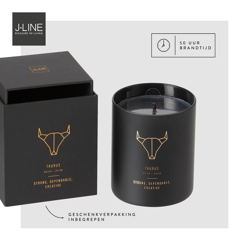 J-Line Duftöl + Stäbchen Happy Faces - schwarz