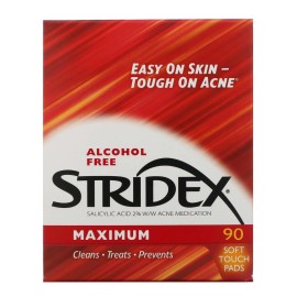 Stridex Tripla Acao Contra Acne Acido Salicílico 90 Pads