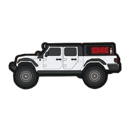 CH4X4 3D PVC Patches – Gladiator Style - White