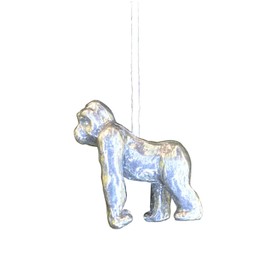 William Sturt Fine Pewter Gorilla Handle, for Light Pull Cord, Blinds, Curtains or Fan, Hand Cast, pewter