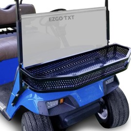 Huskey Parts Company Front Clay/Cargo Basket for EZGO TXT Golf Cart w/Mounting Brackets 4 31/4"(L) x13(W) x4 3/8"(H) - Do Not Fit EZGO RXV & ST & Express Models