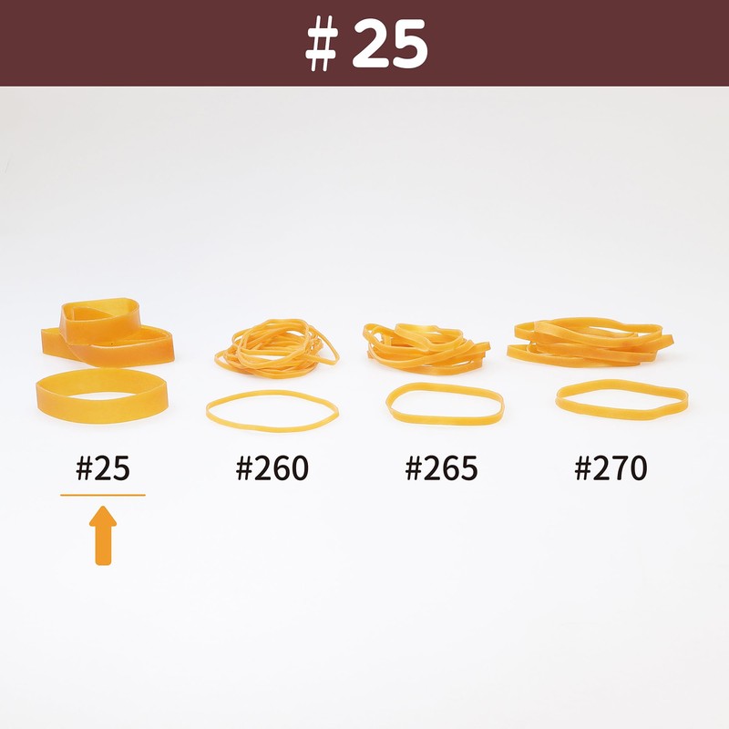 Rubber Band #25 < 1.8 oz (50 g) Transparent Bag