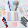 Sinload 60 Pcs Aesthetic Book Annotation Kit Pencil Case with