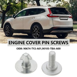 SG Store Replacement Set for Lower Engine Cover Pin Screws Compatible with Honda Civic 2017-2021 Compatible with Honda CRV 2017-2021 90674-TY2-A01 90105-TBA-A00
