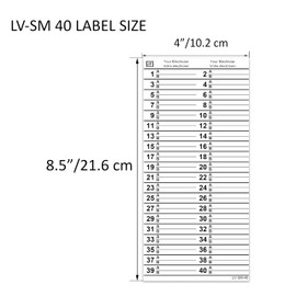 Littversions 40 Circuits 2 Pack Vinyl Replacement for Siemens Electrical Circuit Breaker Panel Directory Labels Decal Sticker Load Centers DIRLBLK Waterproof