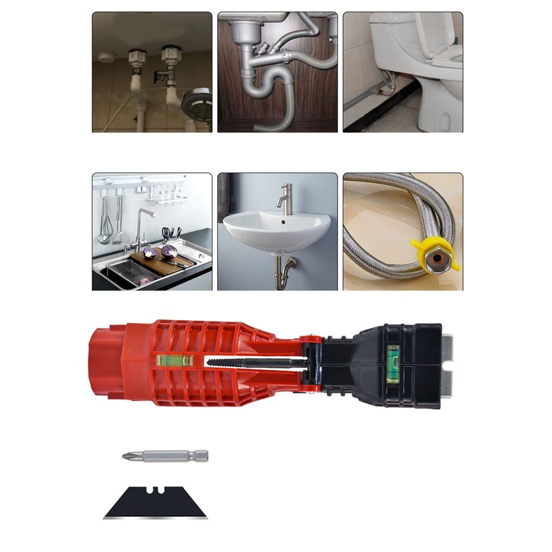 18 in 1 Sink Wrench Tool Multifunctional Aluminum Alloy Engineering