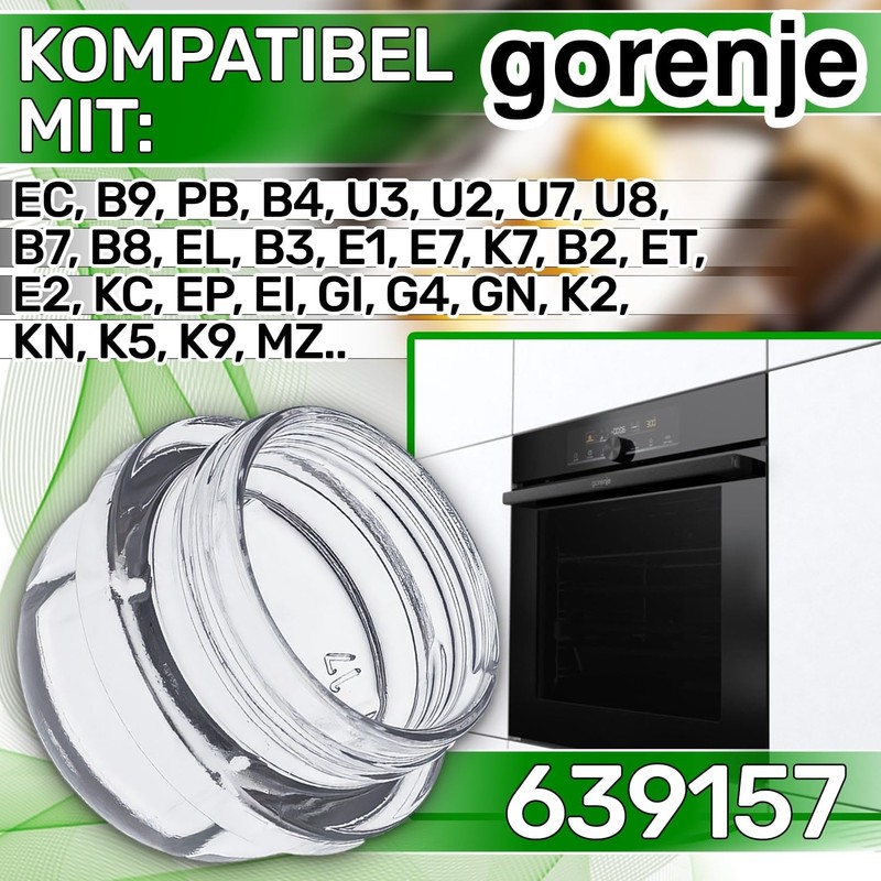 Oven Lamp Cover 639157 Glass Lid for Gorenje Made in