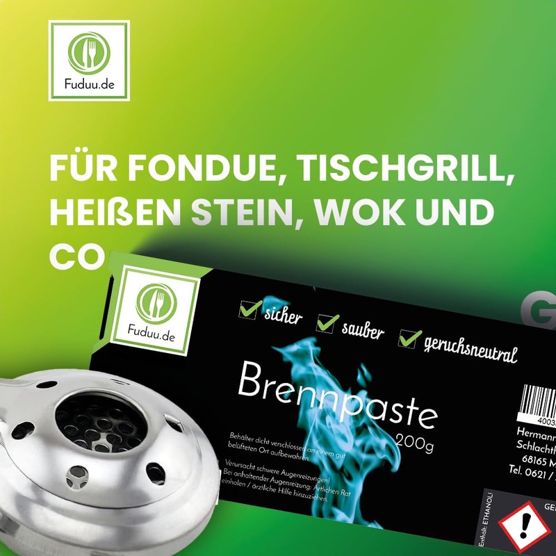 Fuduu.de - Burning jelly, 3 x 80 g