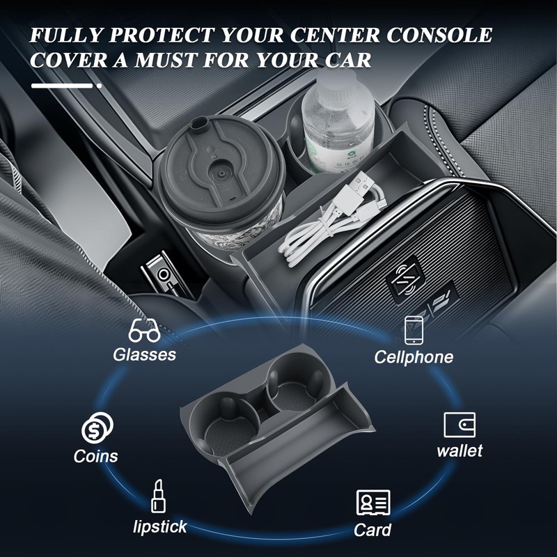 BIBIBO 2025 Terrain Center Console Organizer for 2025 2026 GM