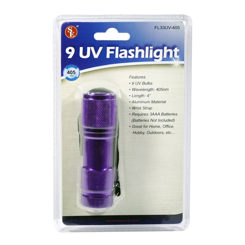 SE 9 UV Flashlight - FL33UV-405