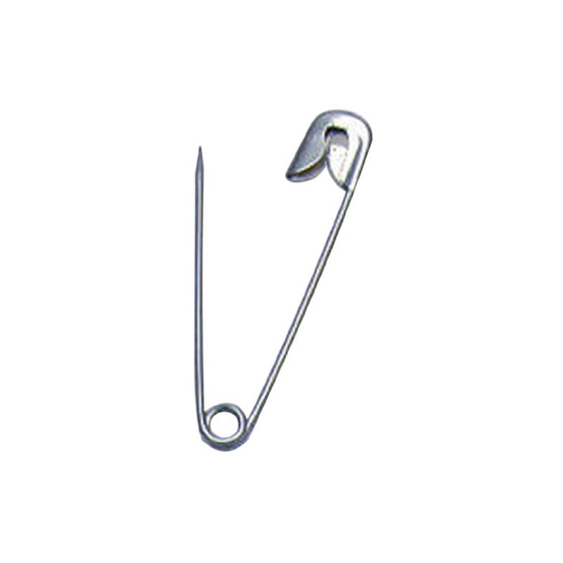 Charles Leonard Safety Pins, 2 Inches, Silver, 144/Box (83200)