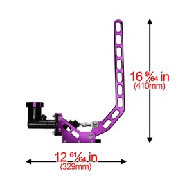 EZAUTO WRAP Purple Hydraulic Racing Hand E Brake with Oil Tank Drift Rally Drifting HandBrake with Oil Tank Aluminium Lever HB10