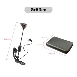 Lixada 4pcs LED Fishing Swingers Set Fish Bite Indicator Illuminator Carp Fishing Tackle with Carry Case