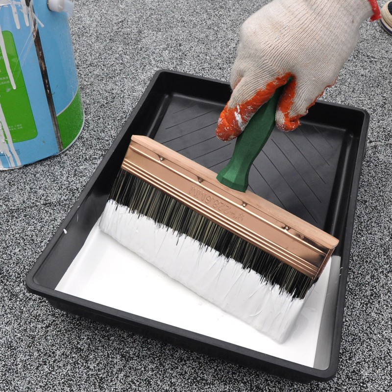KINGORIGIN Deck Stain Brush, 9 Inch Deck Paint Brush with