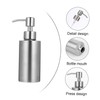 Gatuida Refillable Stainless Steel Cosmetic Bottle Liquid Soap Dispenser for