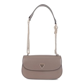 GUESS Women's Daryna Convertible Crossbody Flap, Dark Taupe, One Size