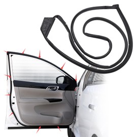 Door Rubber Seal Weatherstrip Replacement Compatible with 2013-2019 Nissan Sentra 80831-3SG0A 808313SG0A 80831-3RA0A-A11 808313RA0AA11 (Front Left Driver Side)