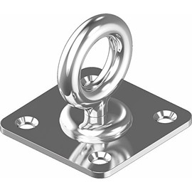 Eye Plate with Swivel Stainless Steel A4-AISI316-40 x 40 ARBO-INOX