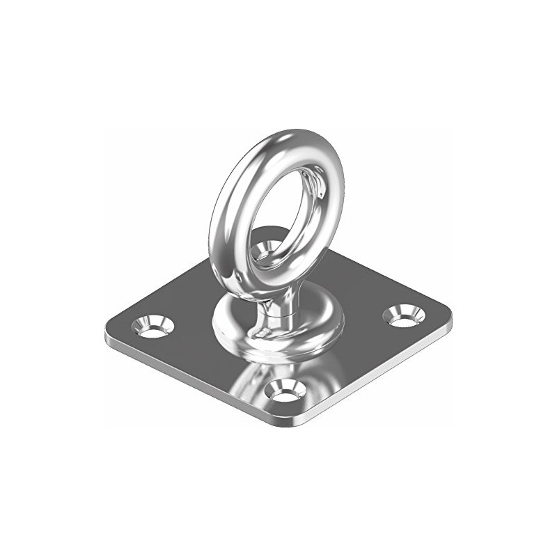 Eye Plate with Swivel Stainless Steel A4-AISI316-40 x 40 ARBO-INOX