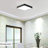 Ganeed LED Ceiling Light Flush Mount,24W 12-Inch Modern Ceiling Lamp