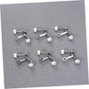 VILLFUL Door Stopper Hinge Pin 6 Pack Rubber Door Stops