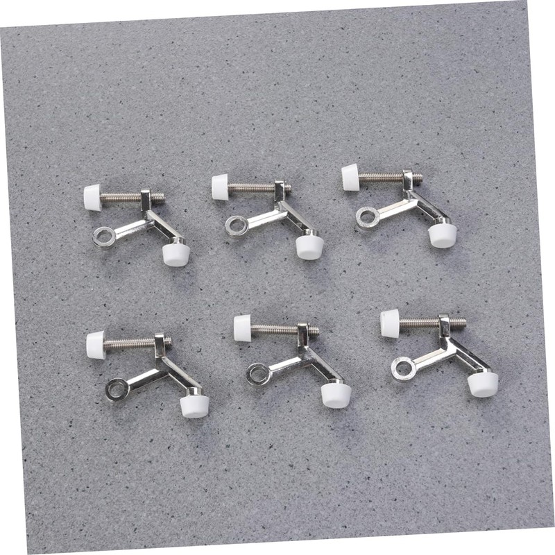 VILLFUL Door Stopper Hinge Pin 6 Pack Rubber Door Stops