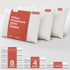 Niagara 2 Pack Queen Pillow Protectors with Zipper, Premium Cotton