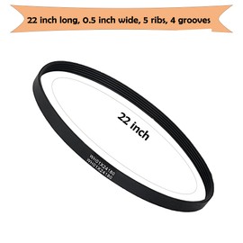 WH01X24180 Washer Drive Belt Compatible with GE, Hotpoint Clothes Washing Machine Belt Replacement AP6024314, 4455970, PS11736832