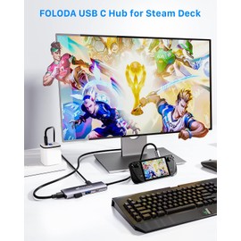 USB C HUB 8K HDMI Docking Station, PD 100W, 8K@30Hz, 4K@60Hz/120 Hz, Ultra HDR Display, USB 3.0 * 2 Adapter for MacBook Pro 2021, MacBook Air M1, Leven, Dell, and Laptop with Thunderbolt4/3