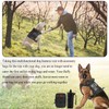 Hanshengday Tactical Service Dog Vest Harness for Medium Large Dog,