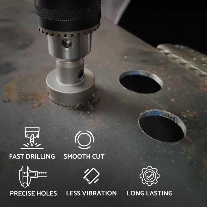 S&F STEAD & FAST 1-3/4 Inch Carbide Hole Saw for