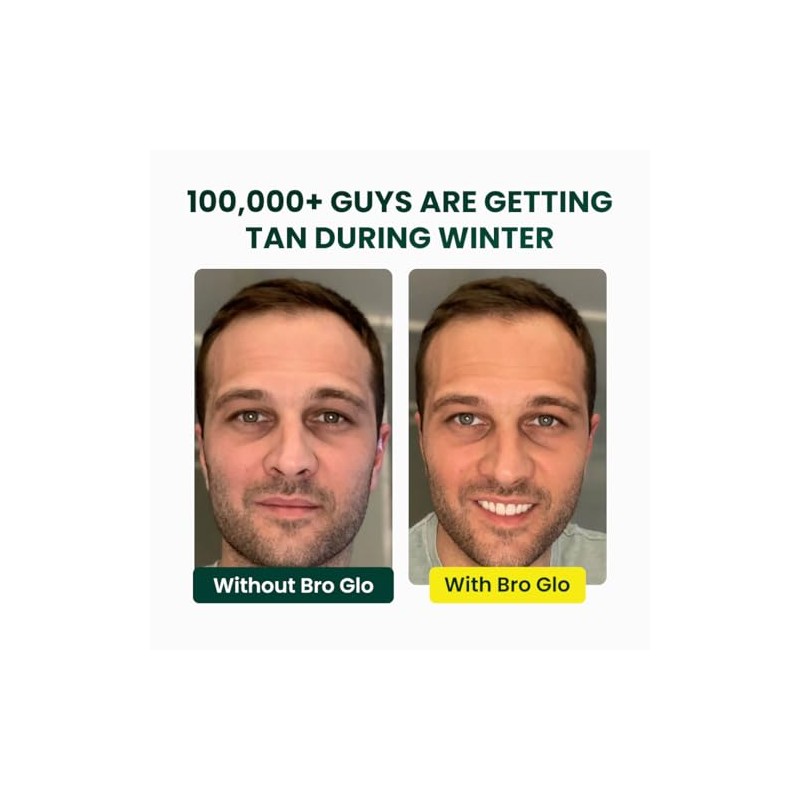 Bro Glo Self Tanner for The Boys - Quick Application