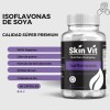Isoflavonas De Soya Vit & Skin 60 Cápsulas, Súper Premium Sin Sabor