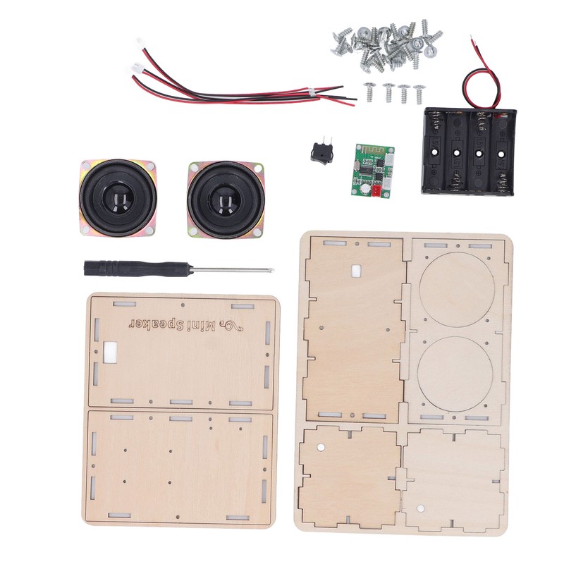 DIY Bluetooth Speaker Kit Stereo Surround Non Toxic Composite Wood